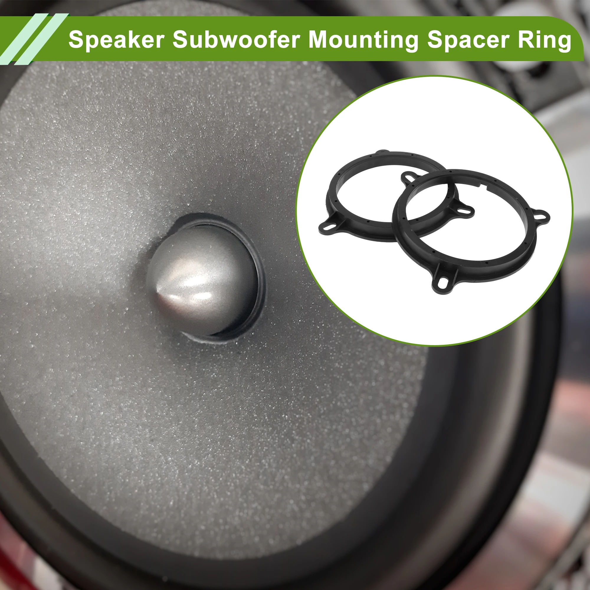 UXCELL Speaker Spacer Ring Tweeter Speaker Spacer Adapter for Nissan Micra K13 for 6.5