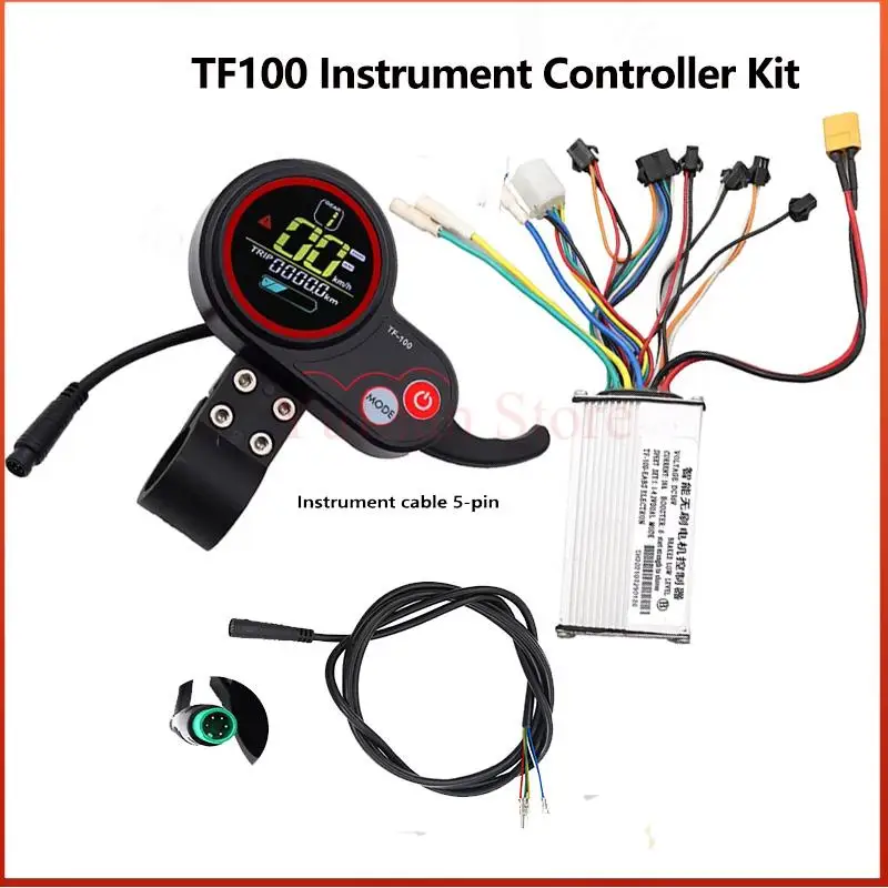 

For Kugoo Kukirin M4 /M4 Pro Electric scooter Part5Pin 6Pin48V 36 16A20A Controller And TF-100 Throttle Display