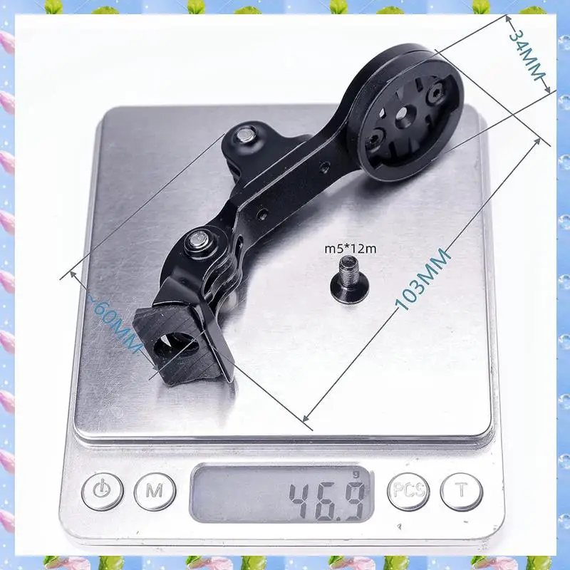 

Smartwave-Bike Computer Mount For T Rek Madone SLR 7 Specialized Stem Bar Compatible With Garmin/Magen E/Bry Ton/Wa Hoo Adapter，