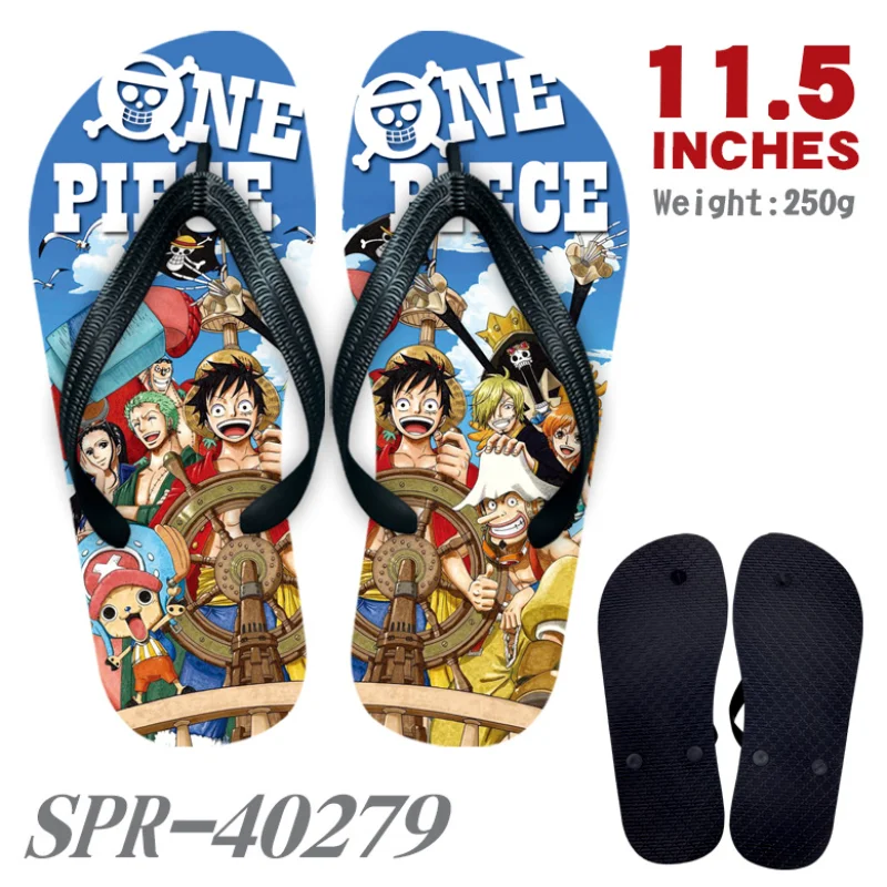 Японское аниме One Piece Луффи Зоро, красивые тапочки с рисунком из мультфильма, шлепанцы, маленький подарок