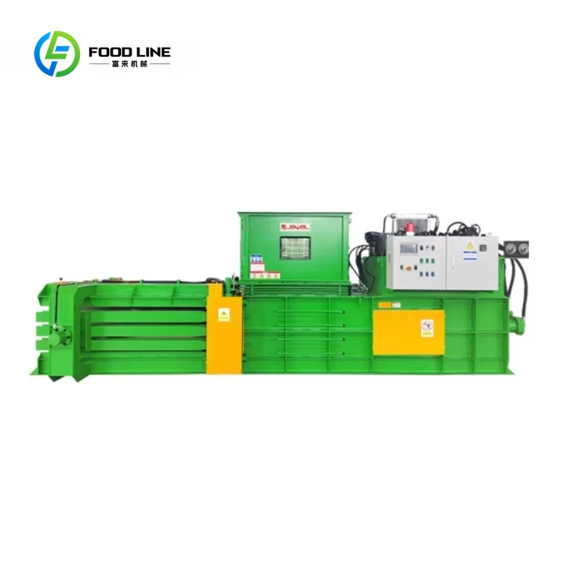 Customized China Factory Horizontal Hydraulic Baling Press Machine for OCC Paper PET Bottles Scrap