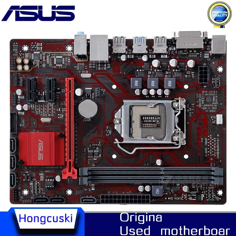 For ASUS EX-B85M-V Used LGA 1150 For Intel B85 motherboard Socket LGA1150 DDR3 SATA3 USB3.0 SATA3 Desktop motherboard