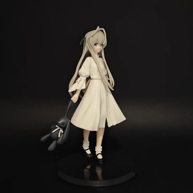

Коллекционная фигурка аниме-персонажа Касугано Сора из Yosuga No Sora в белом платье, стоячая статуэтка для декора рабочего стола, для фанатов аниме