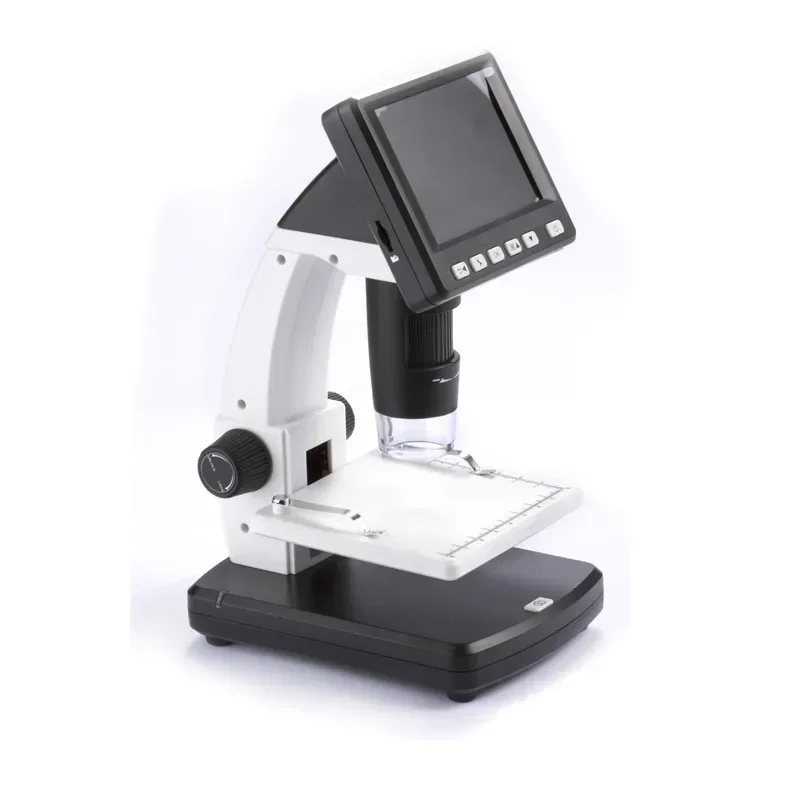 High definition digital microscope with screen, 3.5 inch magnification screen USB/AV multi-purpose