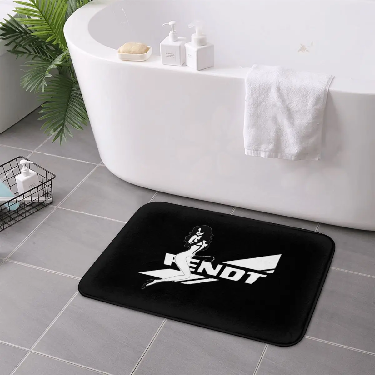 Fendt Caravan Anti-Rutsch-Fußmatte, Bodenmatte, Teppich, Teppich für Küche, Eingang, Zuhause, Badezimmer, Wohnzimmer, Fußpolstermatten