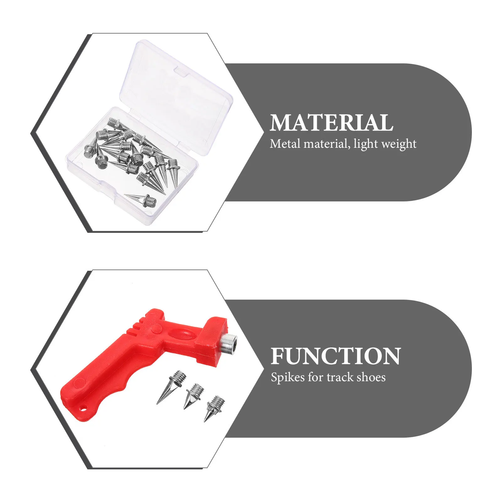 

1Set Track Spikes Replacement Metal Shoe Jump Spike for Running Training Sports Spike for Shoes