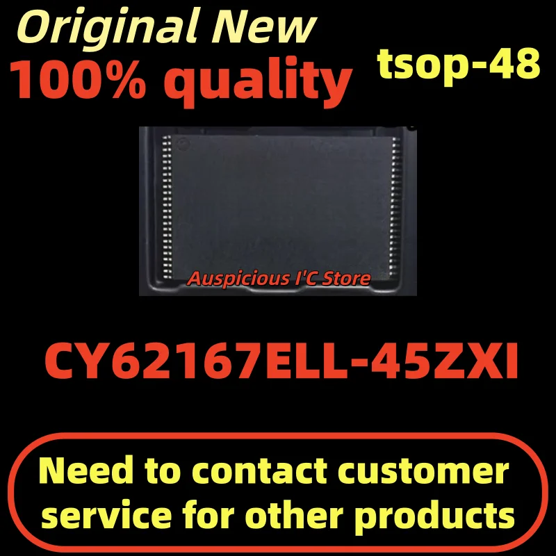 

(2-10pcs)CY62167ELL-45 CY62167ELL-45ZXI CY62167ELL tsop-48