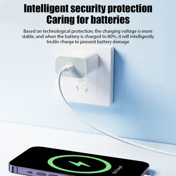 2PC 20W rychlonabíječka pro iPhone 13 Mini 12 11 Pro 14 Pro Max Plus X XR XS USB Type-C Rychlonabíjecí kabel Příslušenství 10 nejlepší prodej Nabíječky Apple - №1