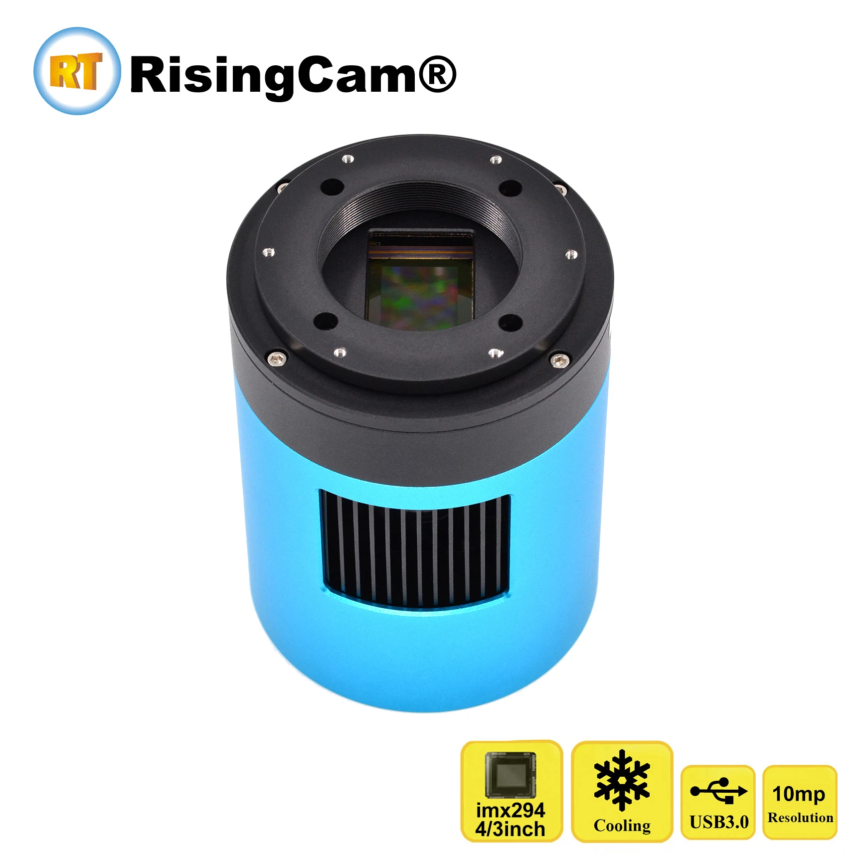 

RisingCam imx294 10mp 4/3" sensor digital cooling astronomical telescope astronomy camera