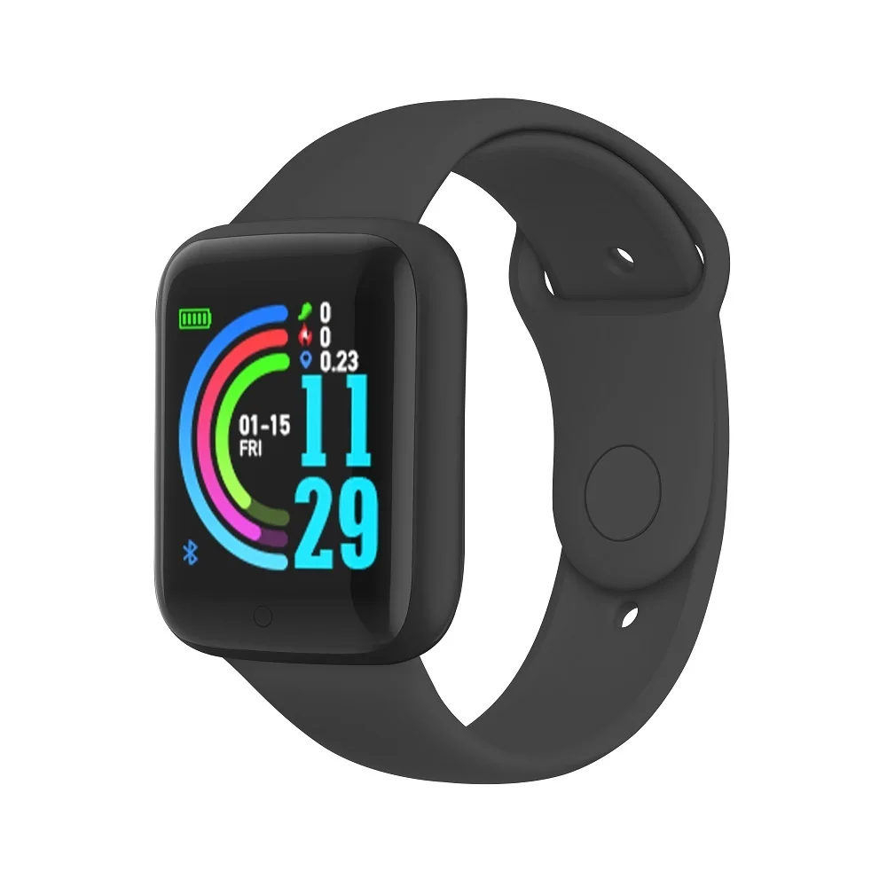 Kids Watches Connected Watch Child Children Smart Watch Women Fitness Tracker Sport Heart Rate Monitor Wristwatch Y68 Boy Girl