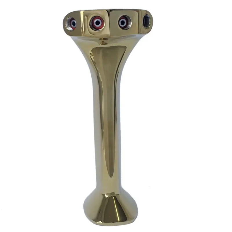 

Golden Brass 4 Faucets Snake Beer Tower