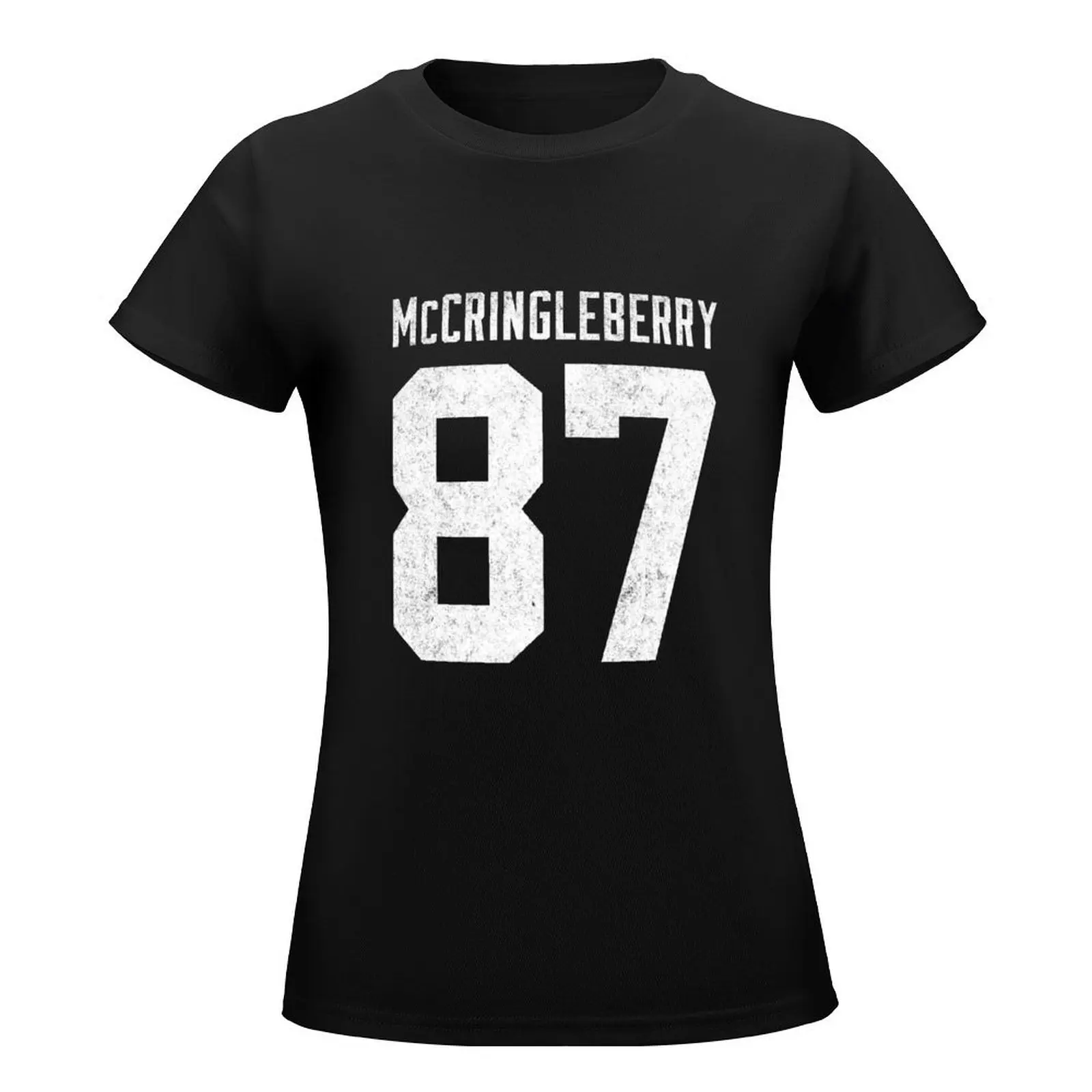 Camiseta de McCringleberry con bisagras para mujer, ropa de gran tamaño, camisetas, ropa de verano