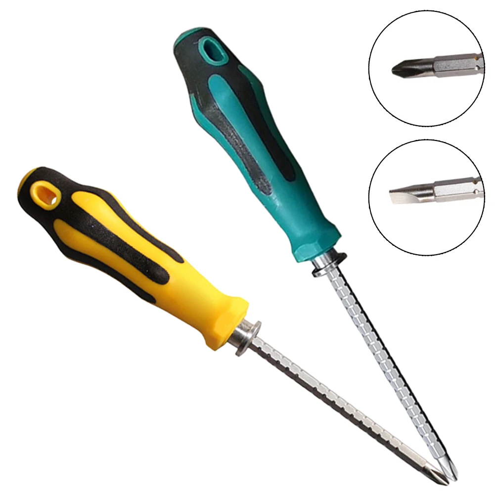 

1pc Telescopic Magnetic Insulated Screwdriver Adjustable For Electrical Work Workshop Equipment Repair Hand Tools