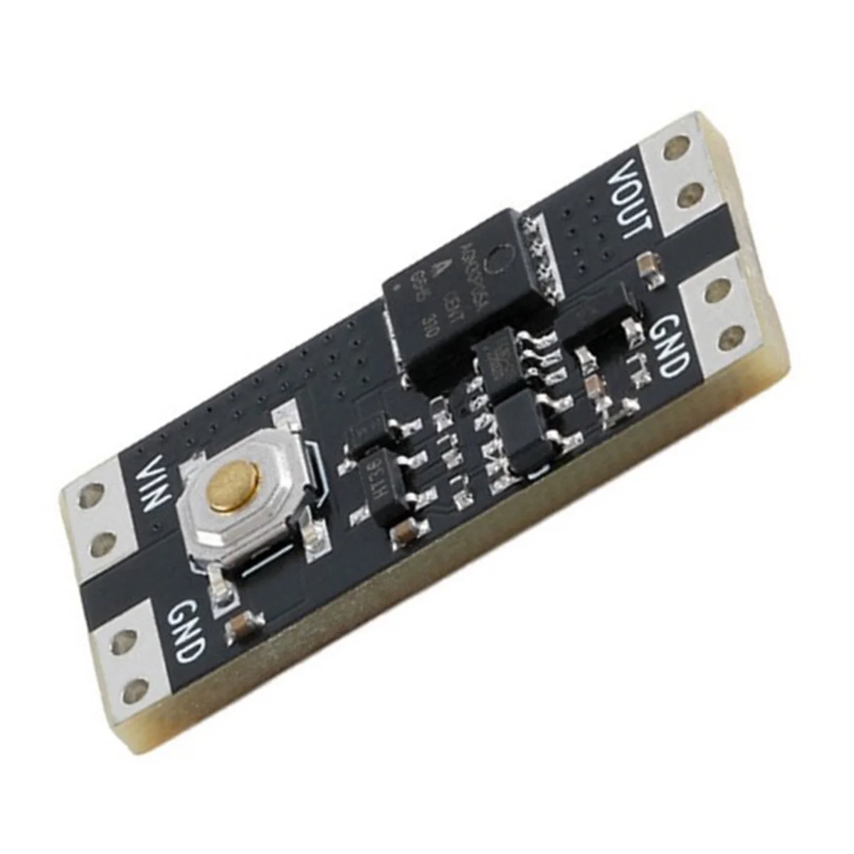 ABZV-1Pcs módulo de interruptor biestável de botão único 4.5-26v 1.3ua carga 10a baixa potência ampla tensão mini módulo de interruptor de uma chave