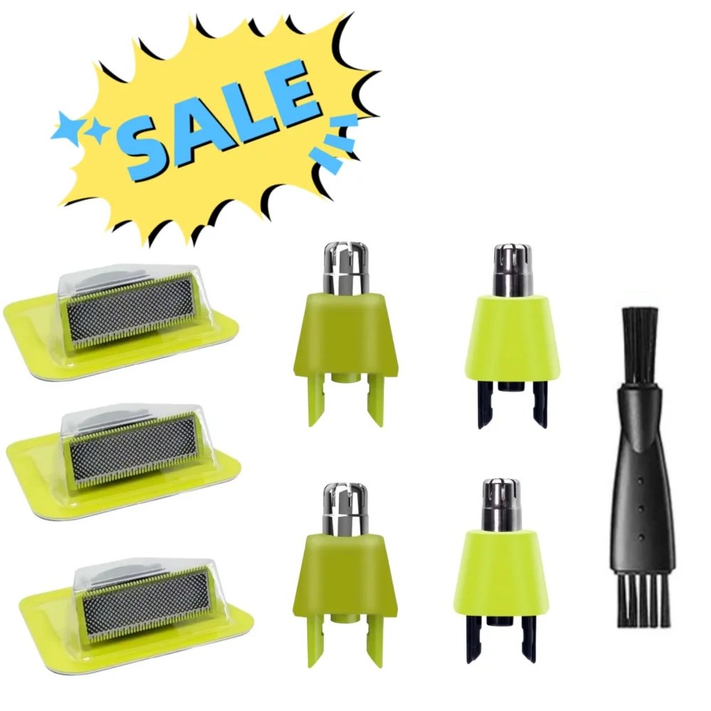 

1brush/1pcs new stainless steel razor head, suitable for electric razors, small T-shaped blade, designed specifically for men