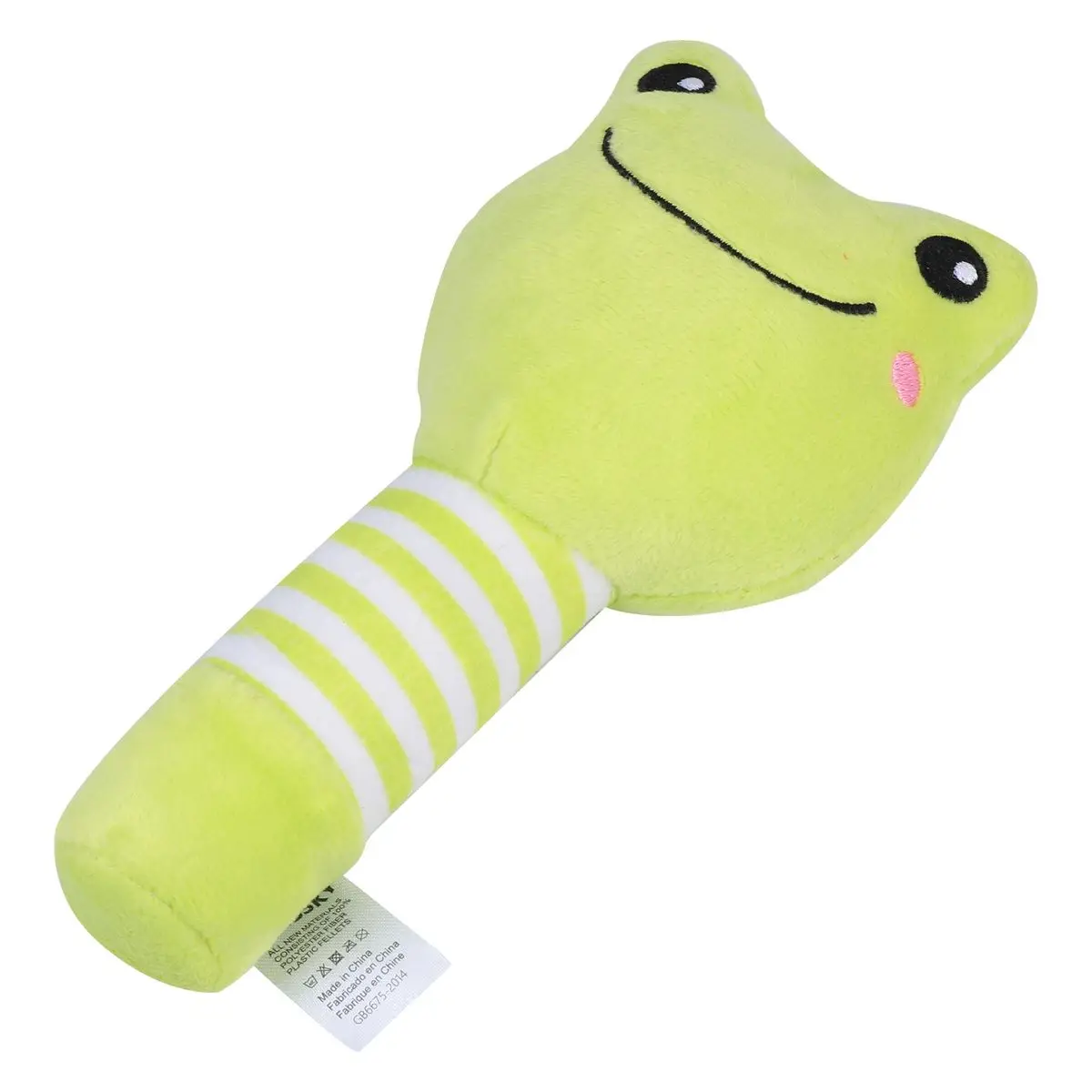 Soft Animal Design Baby Handbell Stick Sound Hanging For Infant Soothing Entertainment