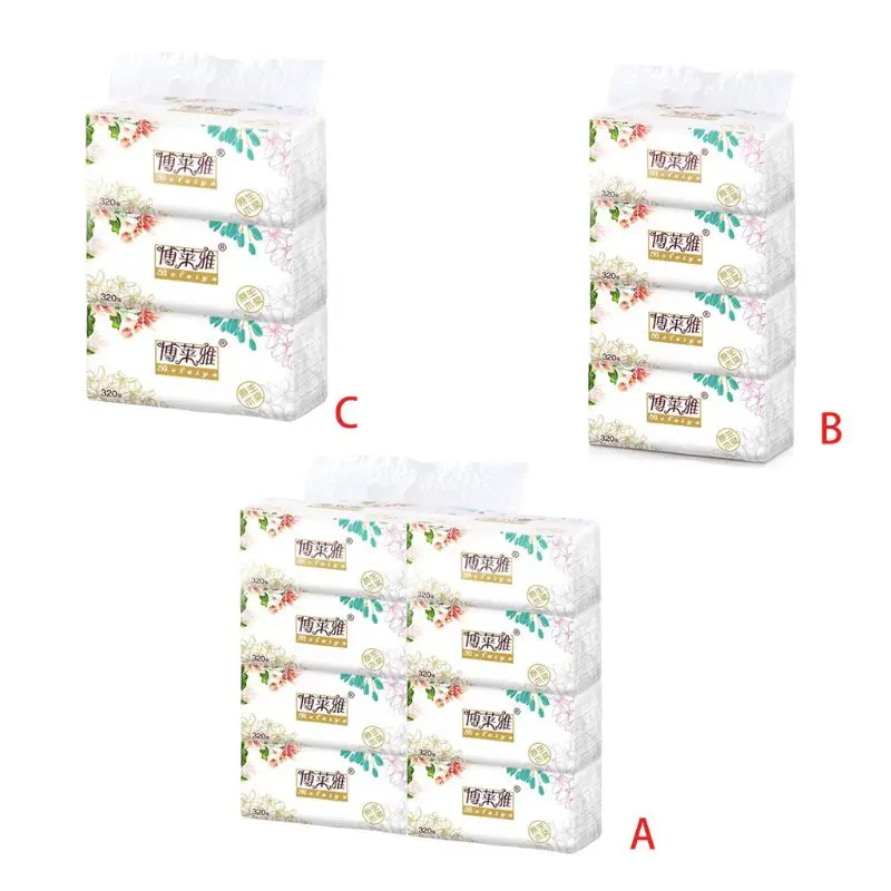 3 Ply Disposable for Facial Paper Tissues Portable Sanitary Paper,for Facial