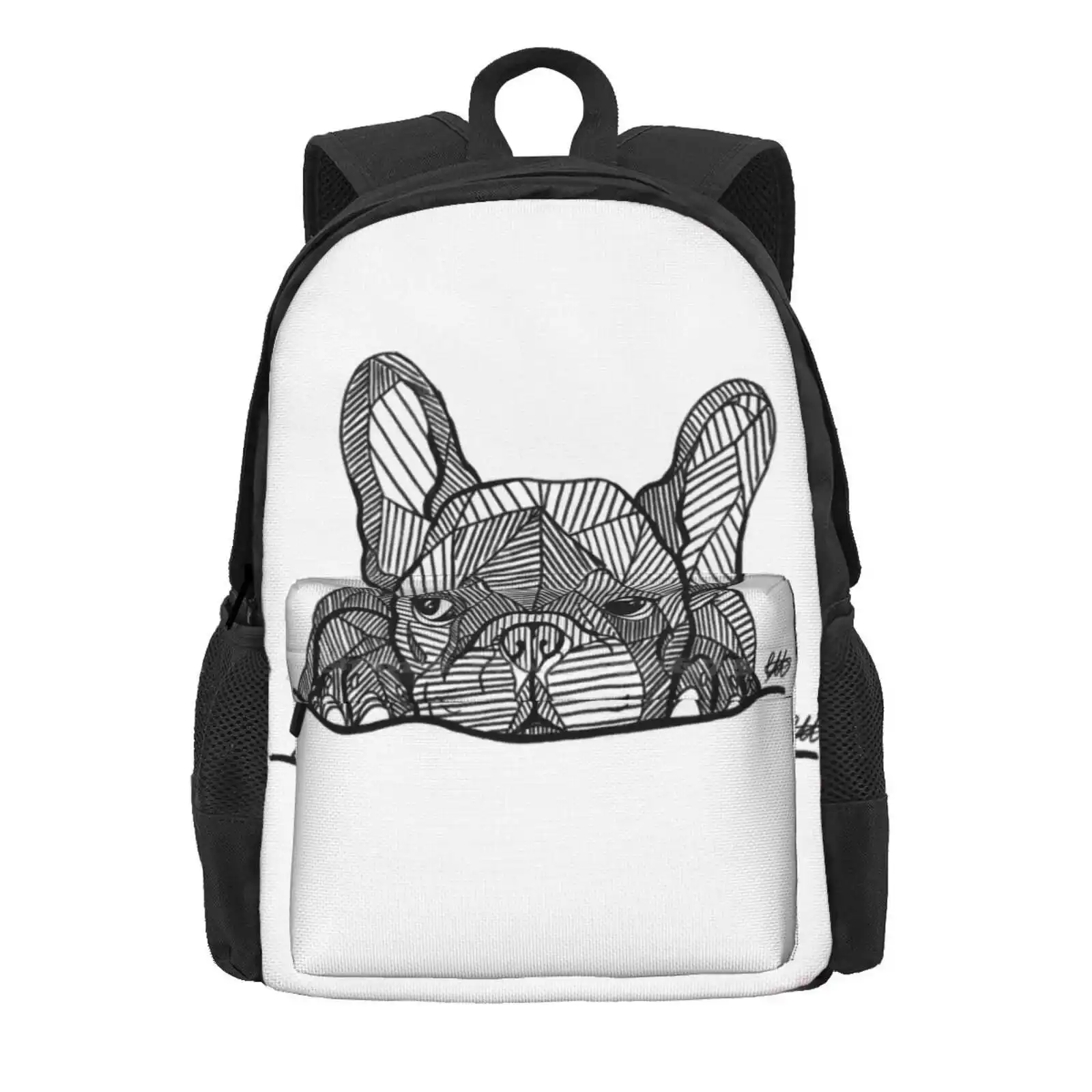 French Bulldog Puppy Hot Sale Schoolbag Backpack Fashion Bags Frenchie Frenchbulldogpuppy Puppies Georgieartist Cute Animals