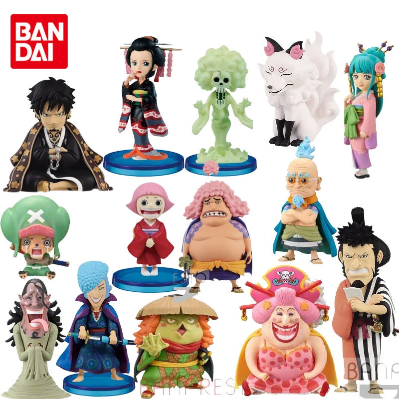 

Bandai original ONE PIECE WCF WANO Country 06 07 08 Robin BROOK Toko Luffy Chopper Anime Action Figures Toys Boys Girls Kid Gift