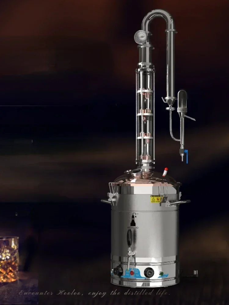 

Gourd Crystal Tower Brewing Distillation Machine Distillation Equipment Brewing Machine Wine Steamer