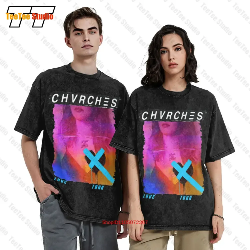 Chvrches Love Is Dead Indie Pop Music Band Vintage Oversized T-Shirt WGS2