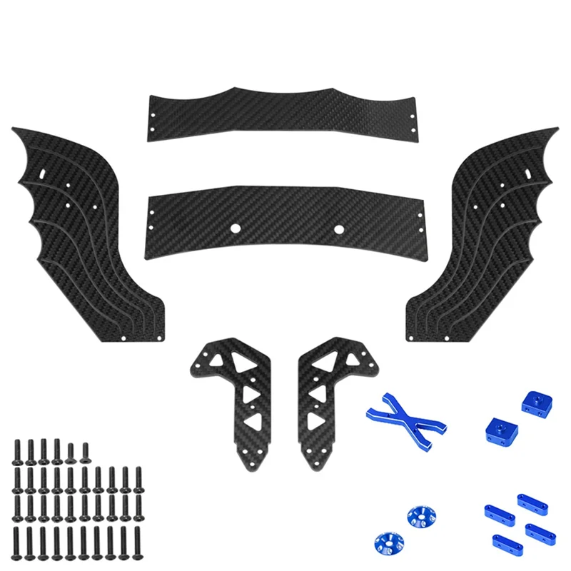 

XX-Carbon Fiber Front Bumper Chassis Skid Plate Lower Guard For 1/7 ARRMA LIMITLESS F1 Car Replacement Accessories