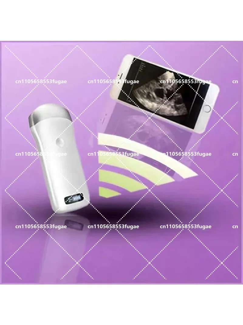 Wireless Ultrasound Scanner with Convex Array Probe for Animal Pregnancy Testing Portable Vet Diagnostic Imaging Equipment