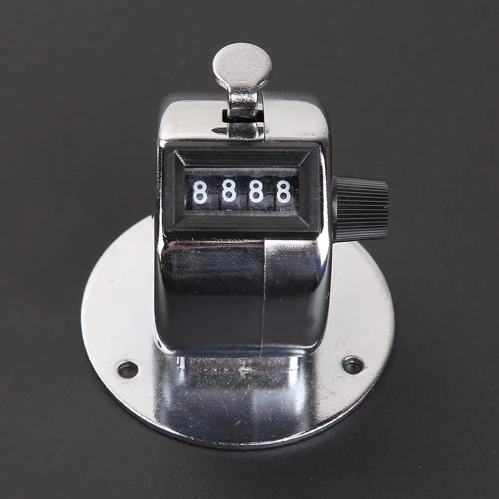 Digital Hand Tally Counter 4 Digit Number Manual Counting Golf Clicker*2