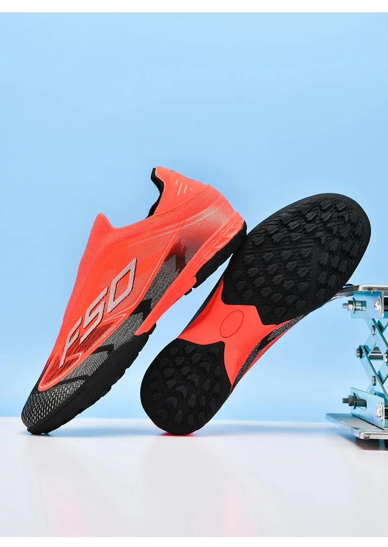 Herren Original Fußballschuhe Hochwertige Atmungsaktive Ultraleichte Profi-Fußballschuhe für Spielfeld und Training – Detail 37