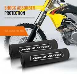 Motorcycle Front Fork Protection Cover For Suzuki RM-Z450 RMZ450 RMZ 450 Shock Absorber Dust Protector Stretch Fabrics Sleeve