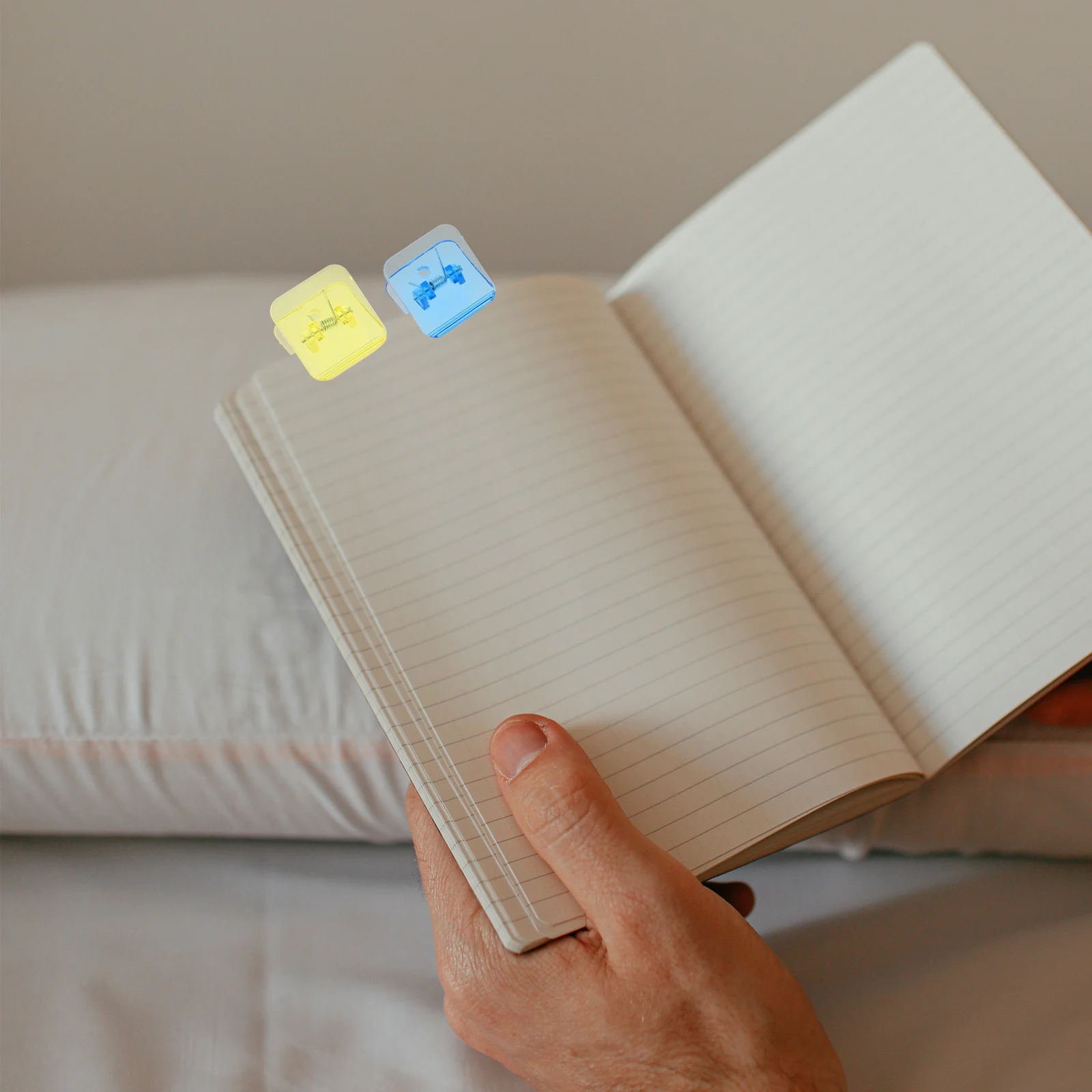 

24pcs Multifunctional Plastic Clips 6Cm Smooth Edge Paper Clamp For Office Home School Use File Organizer Stationery Supply