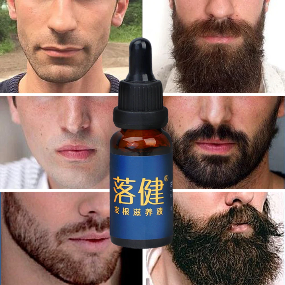 Beard Growth Essential Oil Natural EffectiveThicken More Full Hair Beard Oil For Men Beard Care Hair Growth Nourishing Liquid