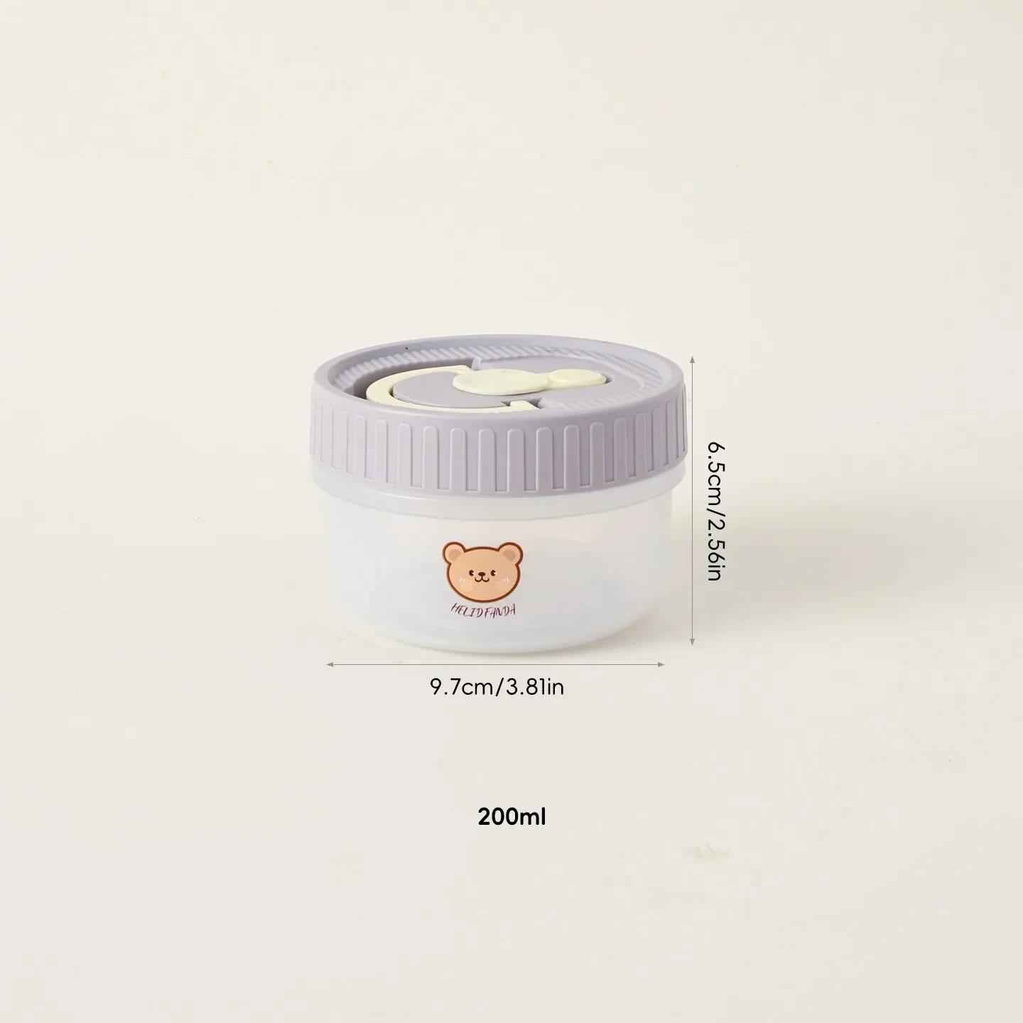 Ronde, plastic medicijndoos met handvat, ideaal voor onderweg, draagbare pillendispenser, luchtdichte en vochtbestendige pillendoos.