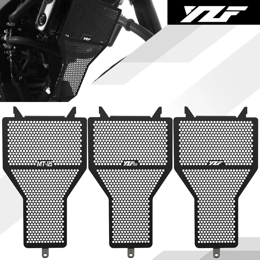 

MT125 Motorcycle FOR YAMAHA MT125 YZFR125 MT-125 YZF-R125 2011-2018 Radiator Grille Guard Cover Protector Oil Cooler Protection