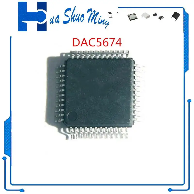 

1PCS/LOT DAC5674 5674 QFP48