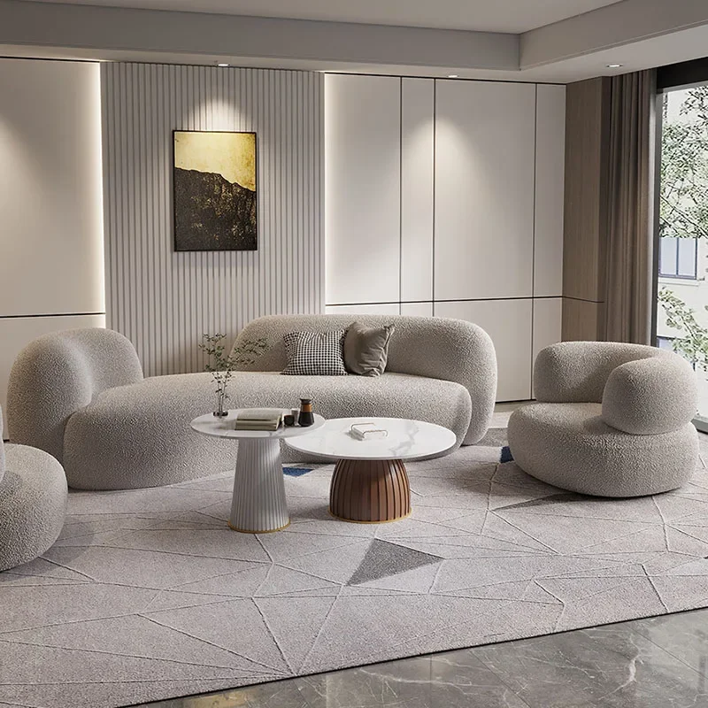 

Luxury Living Room Sofas Creative Design Modern Sectional Sofas Single Elegantes Balcony Divano Letto Entrance Hall Furniture