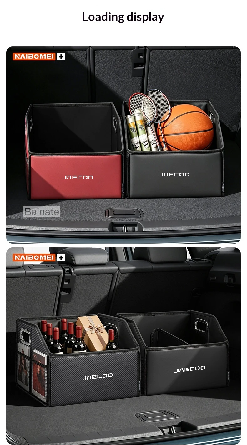 Auto-Kofferraum-Aufbewahrungsbox, für Jaecoo J7 7 J8 5 J5 8 J9 Phev 2025 2026, Leder-Aufbewahrungsbox, Faltbarer Organizer Auto-Zubehör – Detail 11