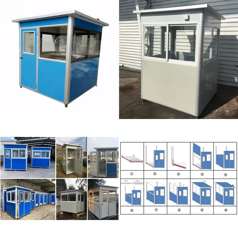 Wholesale Low Cost Prefabricated Safety Cabinet Portable Toilet Security Doorman Room Pavilion