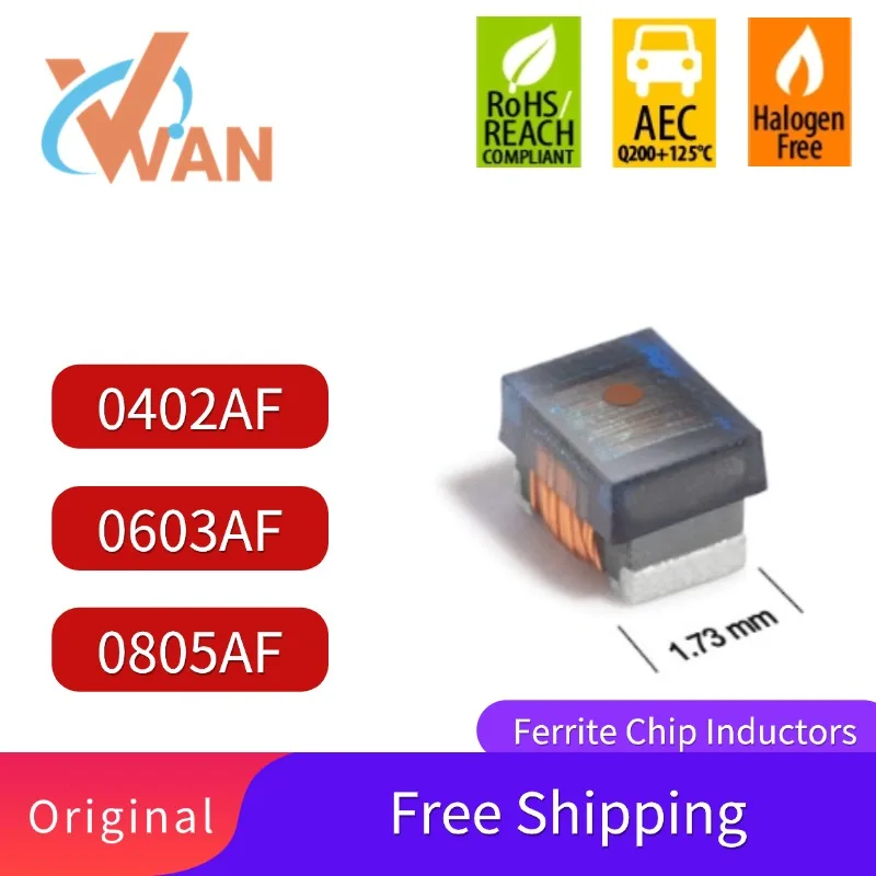 0402AF-181 0402AF-181XJEW 180NH sensor  Ferrite Chip Inductors, original SMD,0402AF 0402AF-181XJLW 10PCS