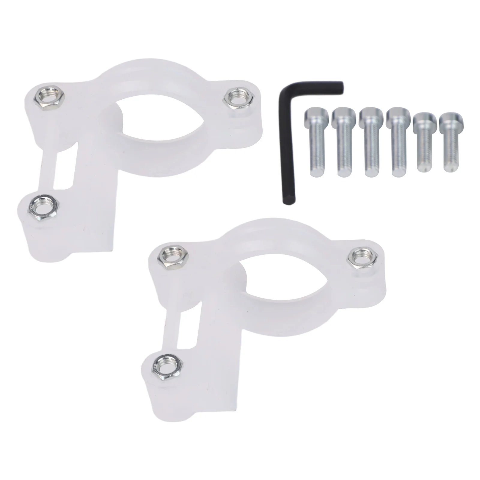 Compatible With Various Brands Motorcycle Accessory Front Fender Bracket Motorcycle Fender Installation White Lightweight Design