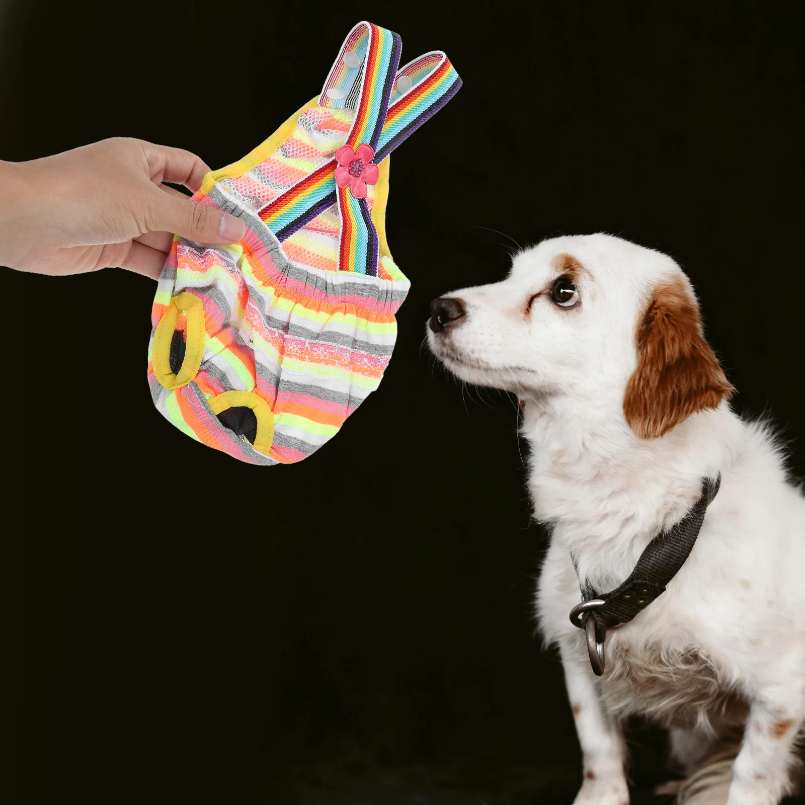 

Pet Physiological Pants Dog Diapers Female Panties Stripe Puppy Nappies Cotton Comfortable Wear Prevent Mating Protect Carpets