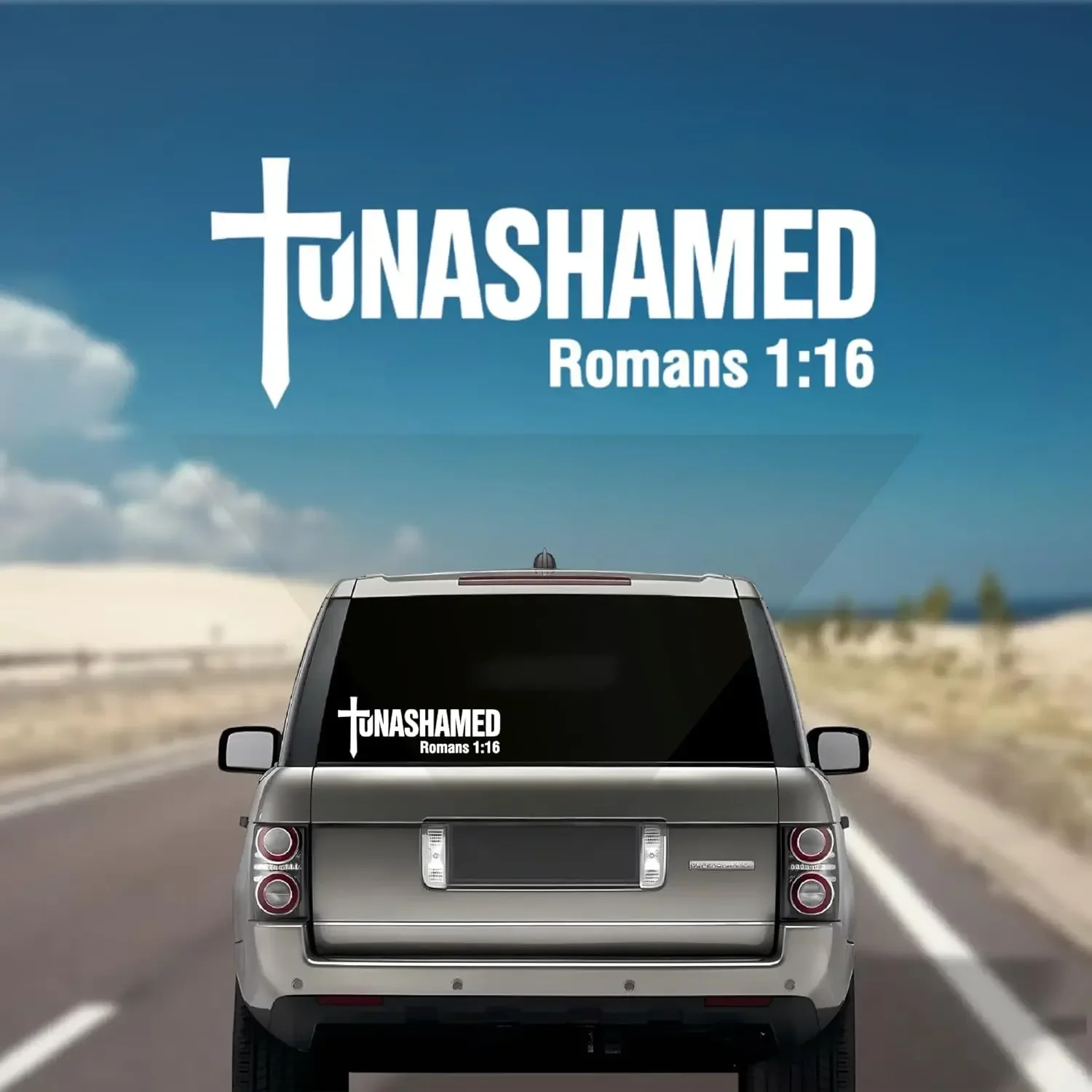 

1 шт. виниловая наклейка «Не стыдитесь римских грехов» (Рим 1:16) с христианской тематикой, вдохновляющая, с изображением креста Иисуса, религиозная наклейка для декора автомобиля, окна, бампера