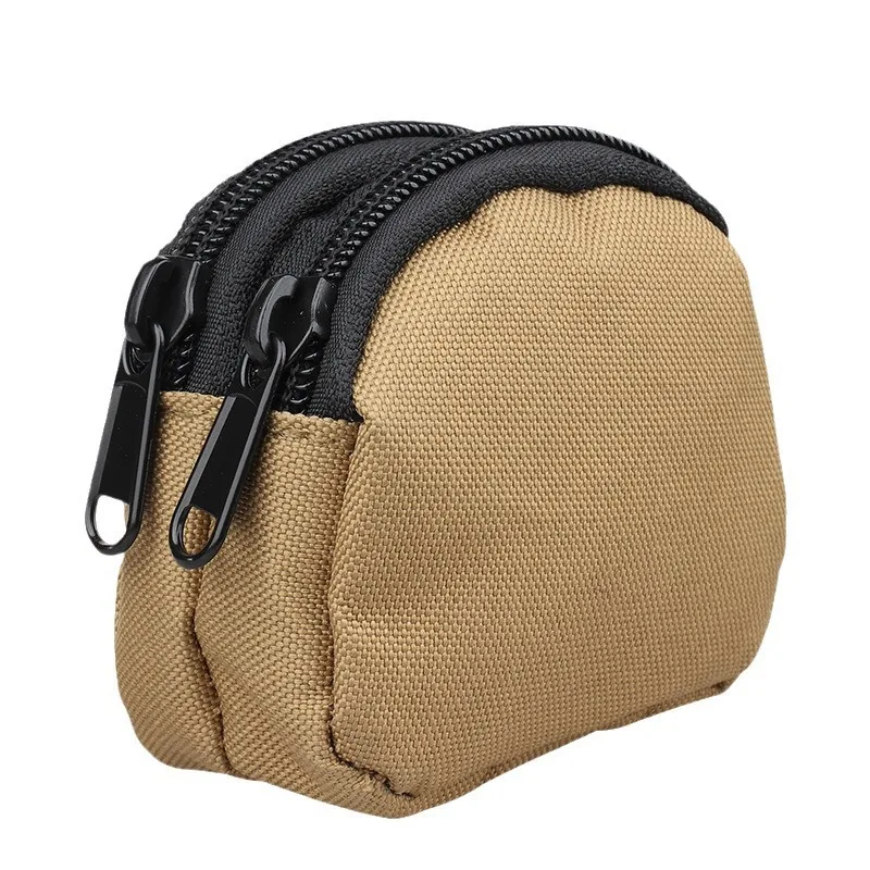 

Canvas mini Carrying bag Bluetooth Headset Bag Mini coin purse Coin Bag Key Bag Slingshot ball bag Small belt waist pack