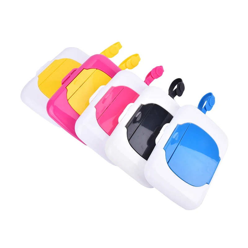 2022 Wet Tissue Box Wipes Dispenser Portable Wipes Napkin Storage Box Holder Container for Car Home Office