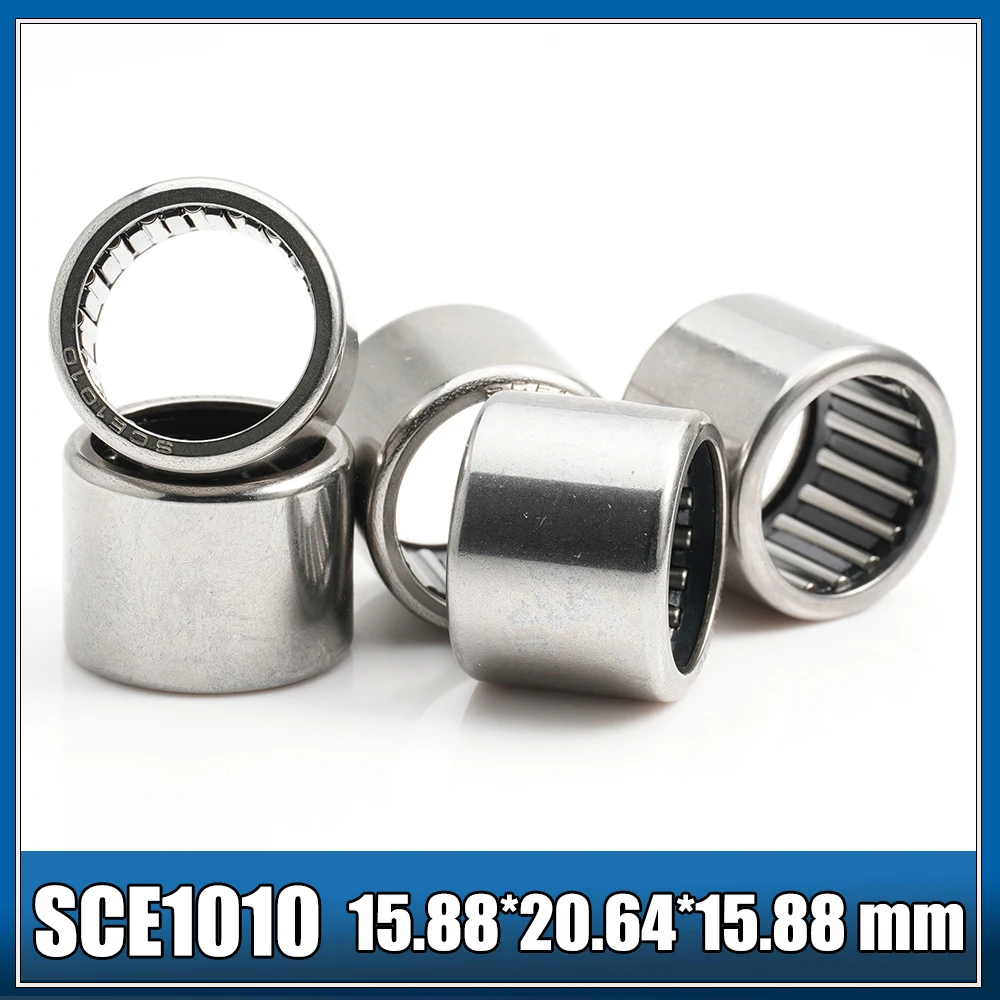 

SCE1010 Bearing 15.88*20.64*15.88 mm ( 5 PCS ) Drawn Cup needle Roller Bearings B1010 BA1010Z SCE 1010 Bearing