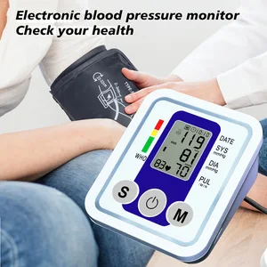 Digital arm blood pressure test kit, cuff sensor monitor, BP automatic pressure, tensiometer, heart rate pulse meter 8 Main Sales Pressure Meter - №6