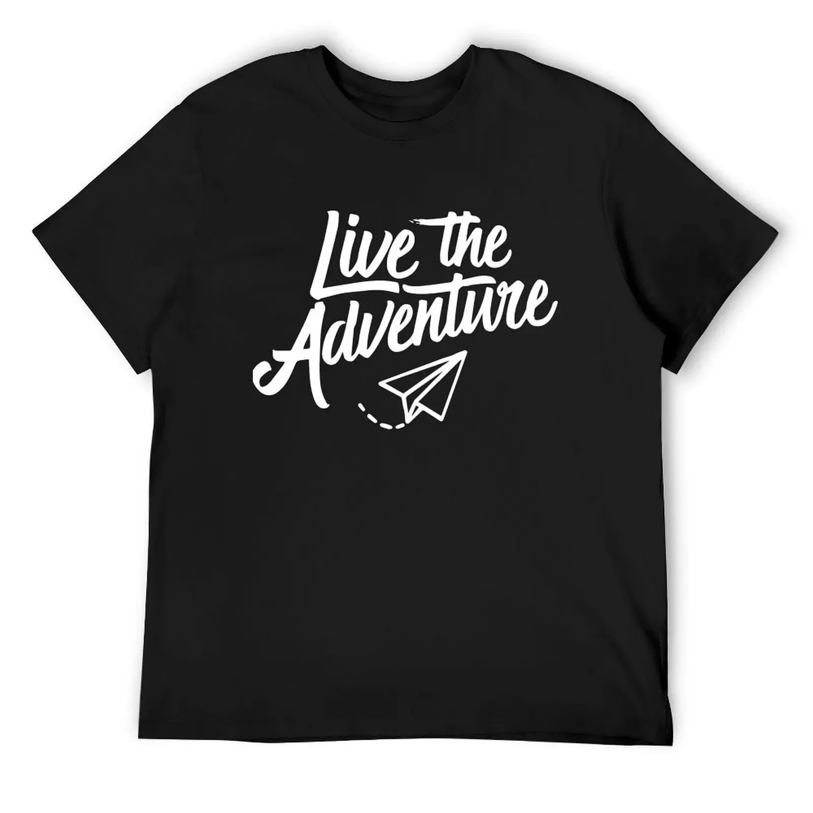 Live the Adventure White Text T-Shirt sublime graphic shirts shirts graphic tees t shirt for men