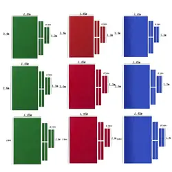 Tovaglia da biliardo professionale + 6 strisce, feltro di stoffa da biliardo per biliardo interno