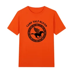 Percy Jackson Camp Half Blood Vintage T-shirt Cotton Men T shirt New Tee Tshirt Womens Tops