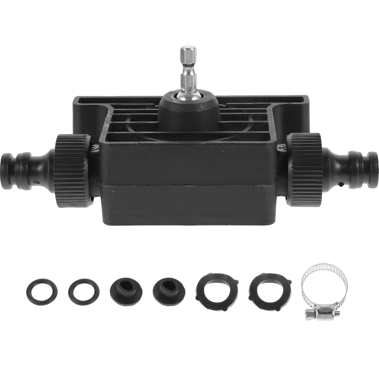 

1Set Mini Self-Priming Water Pump Small Portable Transfer Pump for Home Oil Fluid Electric Drill Drive Household Use